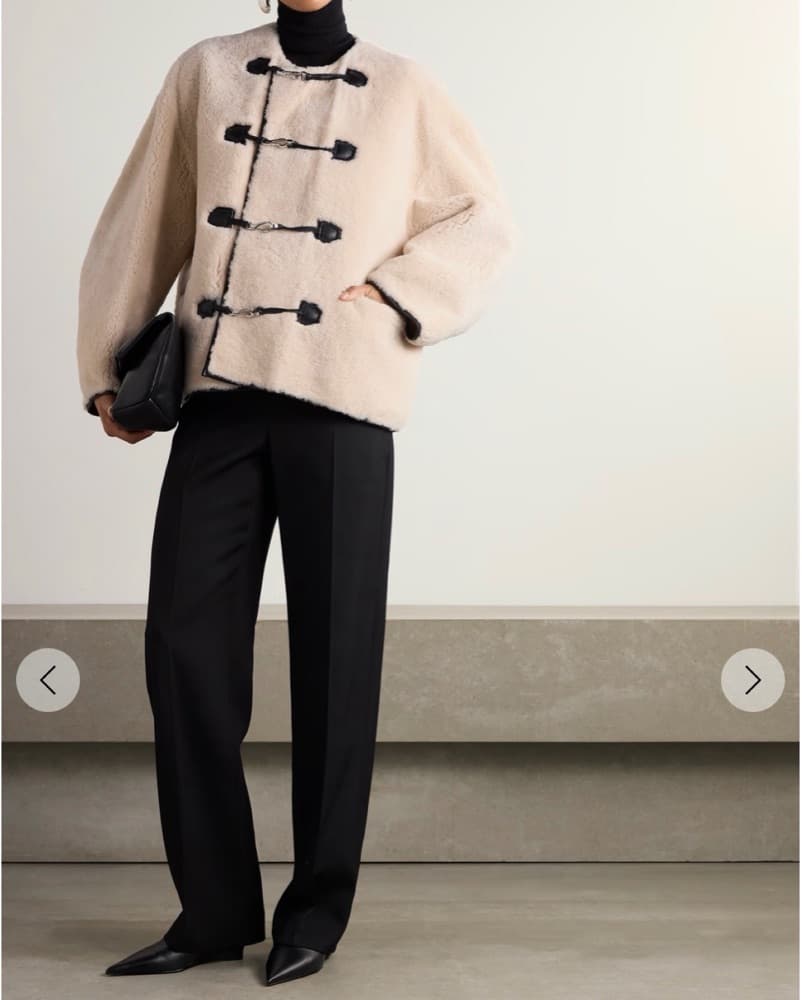 Toteme Teddy Shearling Clasp Jacket NWT - Image 2
