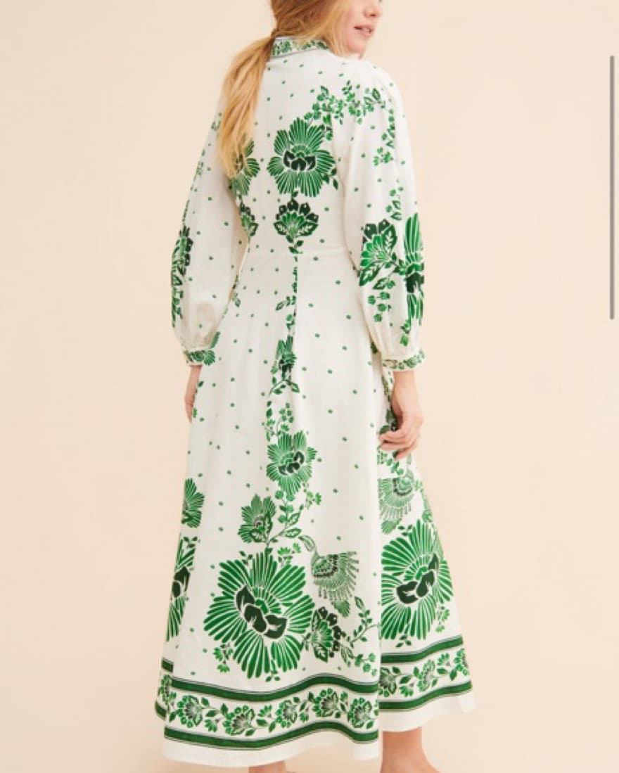 Farm Rio Forest Soul Off-White Maxi Dres - Image 2