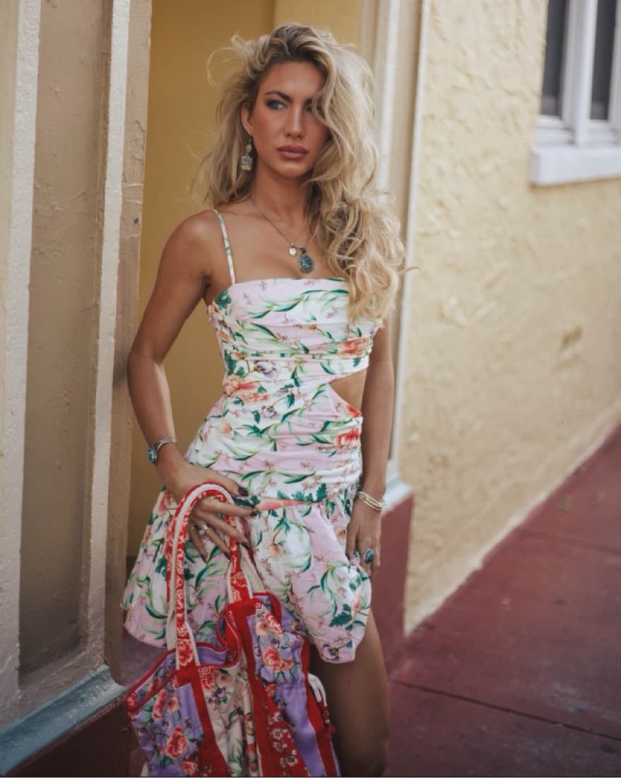 Aguabendita Cut Out Mini Dress  - Image 4