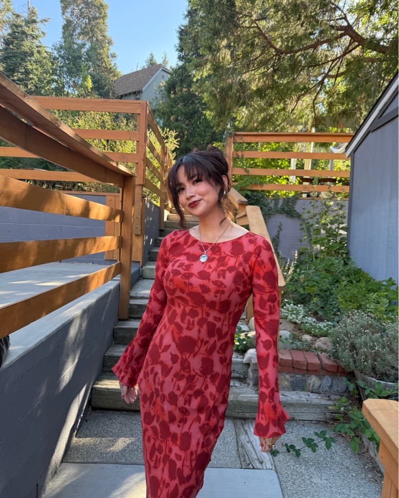 Red Realisation Par Gia Dress - Image 1