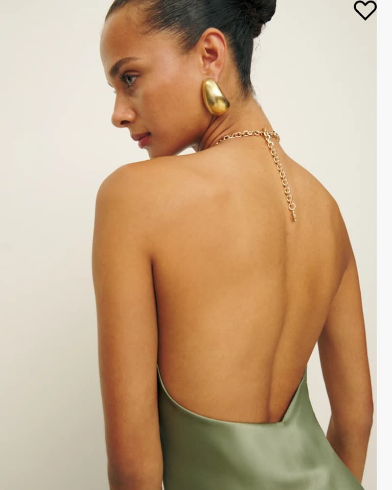 Green Reformation Dress - Image 4