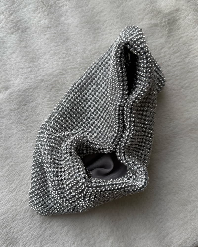 Mango Silver Bag/Clutch - Image 4