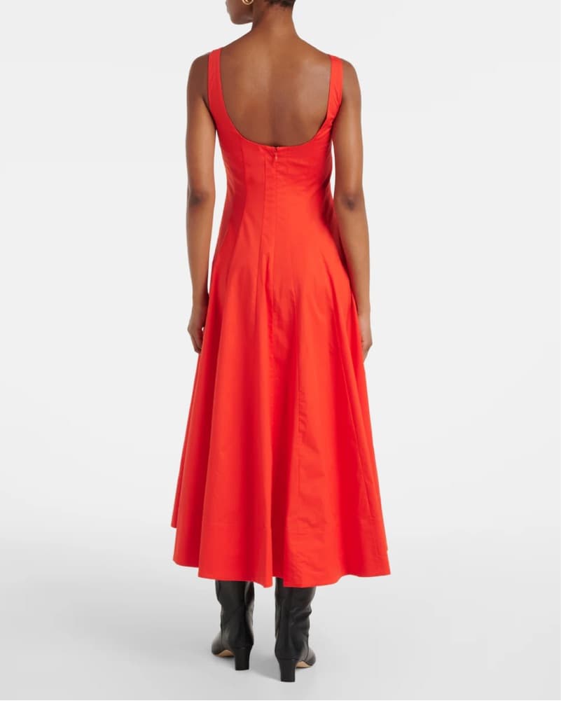Staud Wells Poplin Dress - Image 2