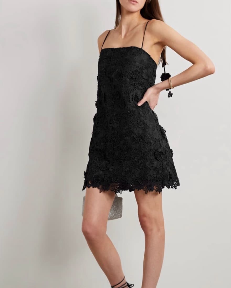 Zimmermann Black Mini Dress - Image 1