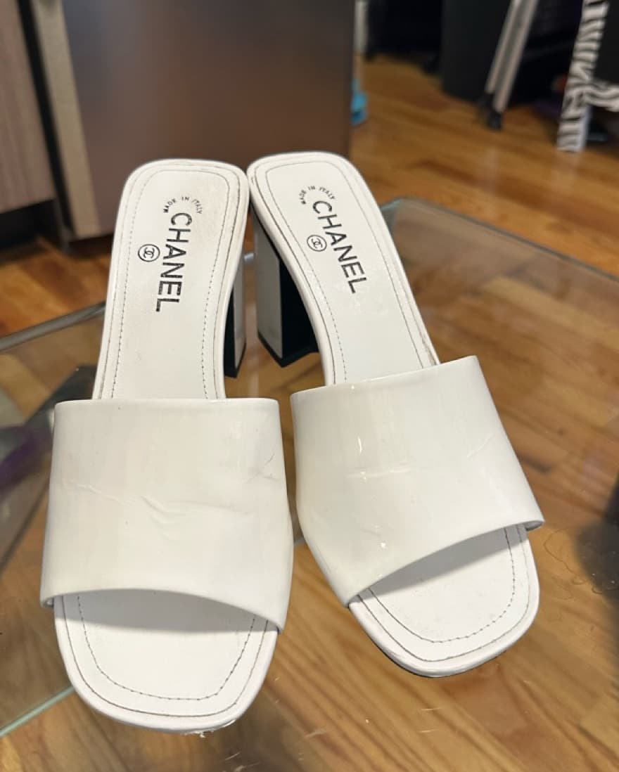 Chanel Sandles Block Heels  - Image 1