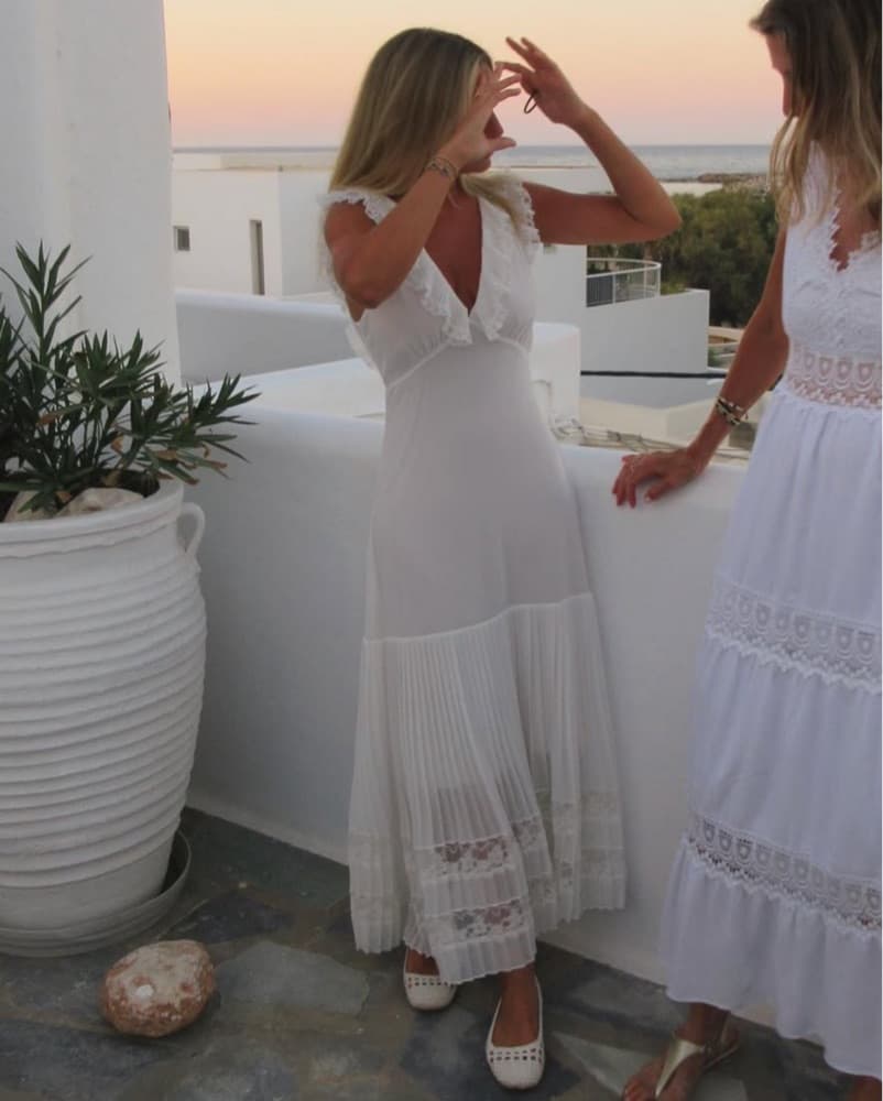 Zimmermann White Lace Dress - Image 1