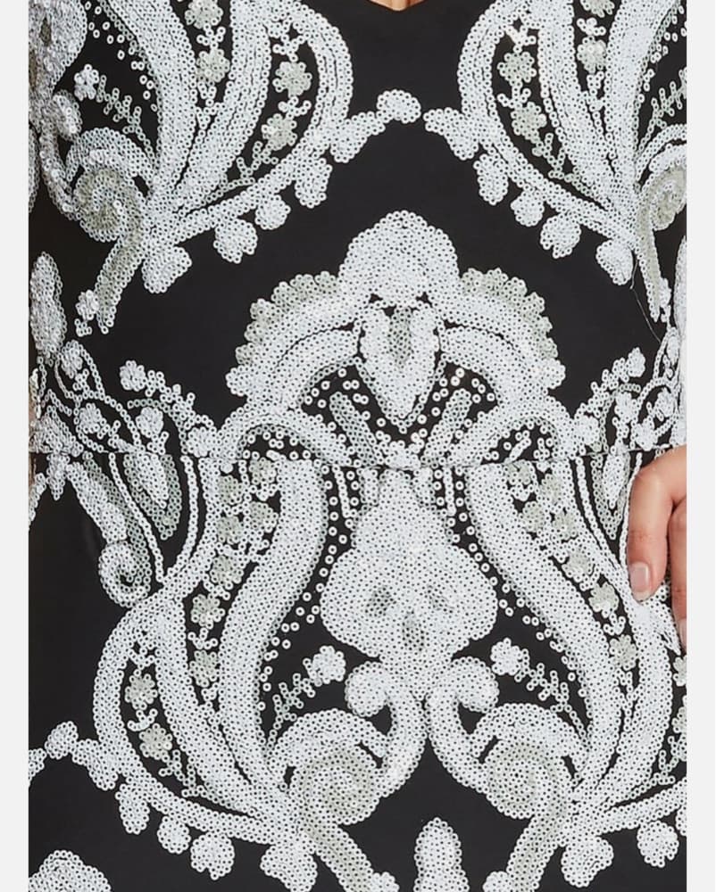 Dress The Population Sequined Midi Dress - Image 6
