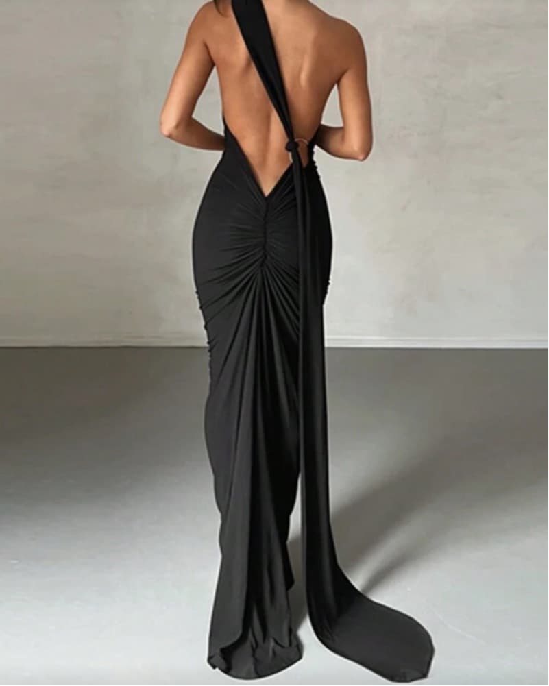 Black Elegant Gown  - Image 1