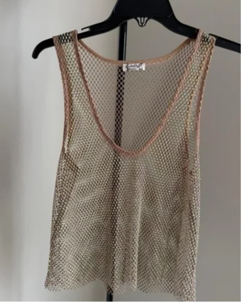 Free people filter finish mesh cami - Image 5