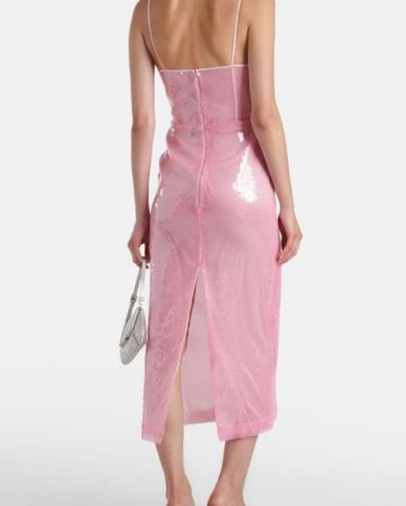 David Koma - Pink Midi Dress - Image 3