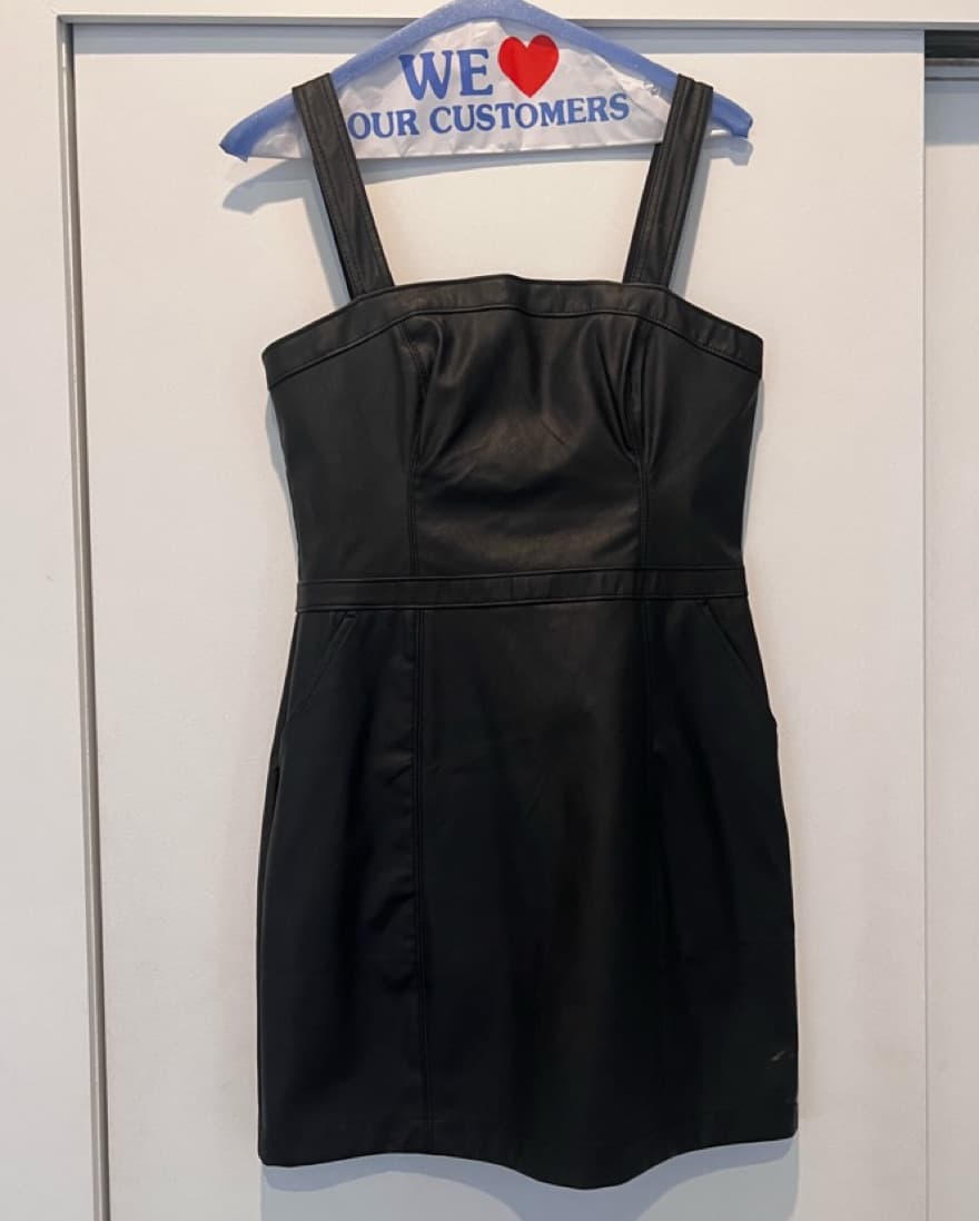 Abercrombie Vegan Leather Mini Dress   - Image 1