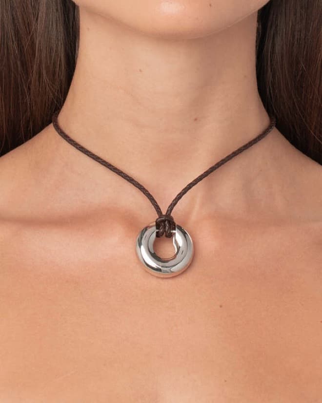 Eliou Silver Charlie Necklace - Image 2