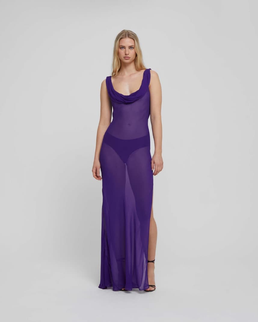 Rat and Boa Purple Absinthe Dress - Image 2