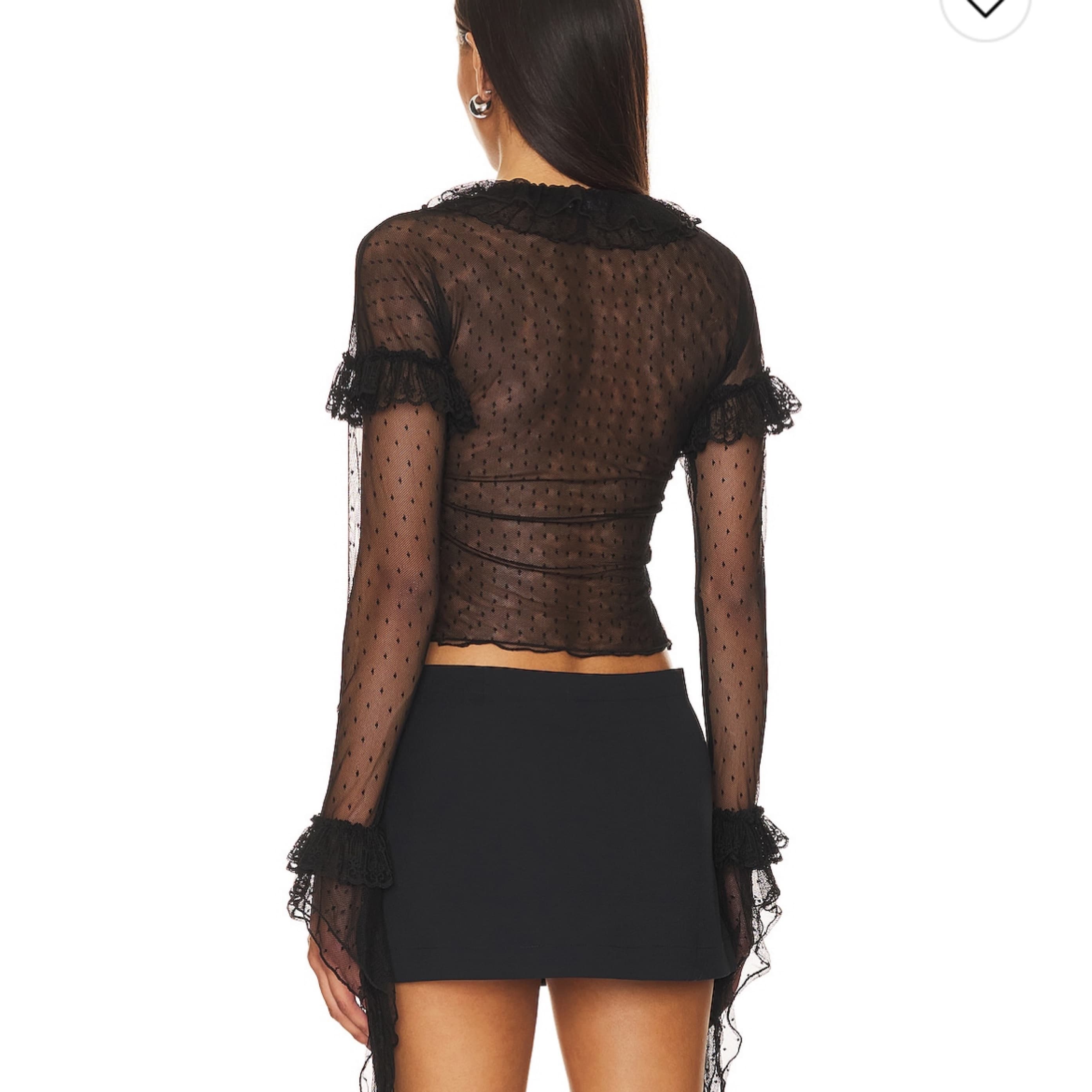 Black Lace Top - Image 2