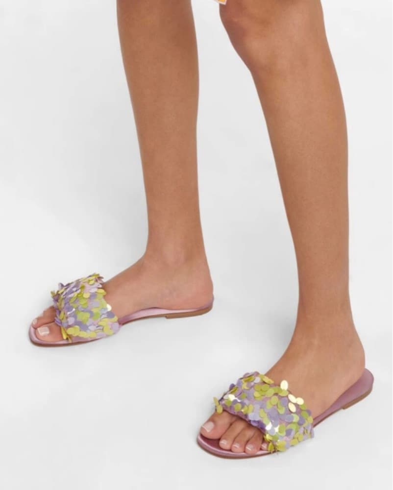 Emilio Pucci Sequin Embellished Sandals - Image 2