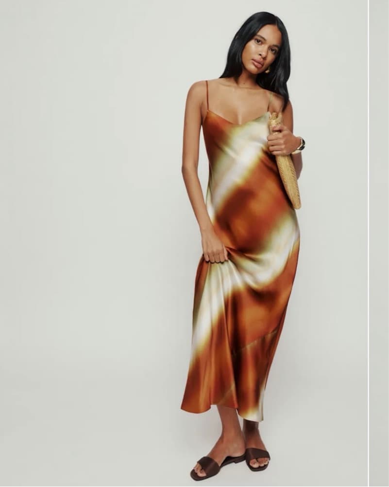 Reformation Parma Silk Dress - Image 1