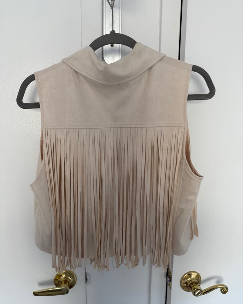 Fringe Crop Vest - Image 4