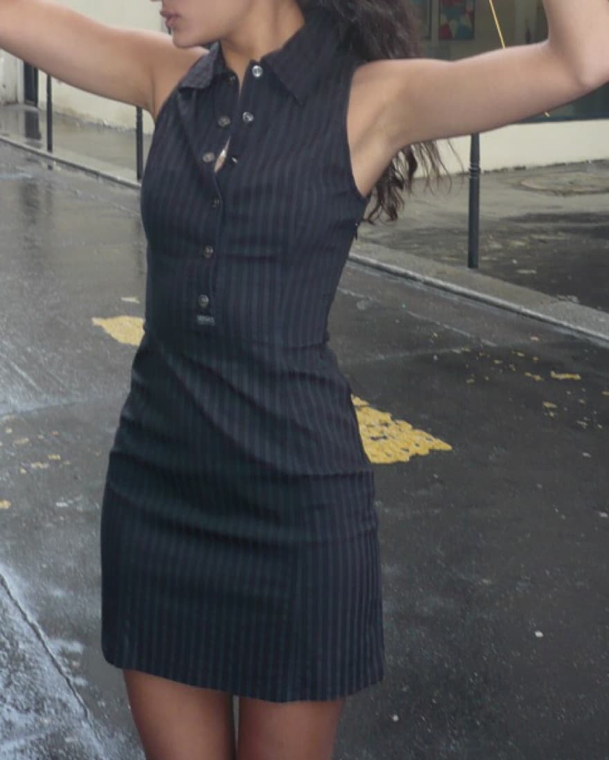 VERSACE Black Dress - Image 2