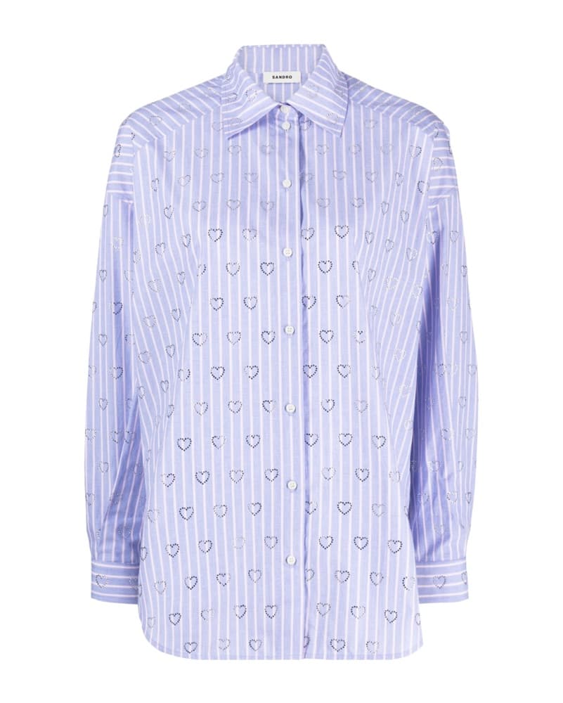 Sandro Valentine Stripped Shirt - Image 1