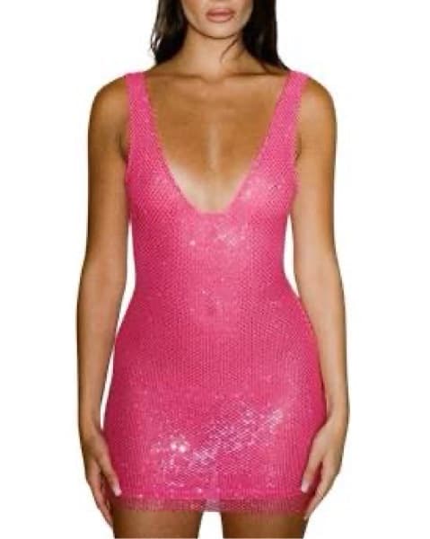 SLA the Label Diamante Dress - Image 2
