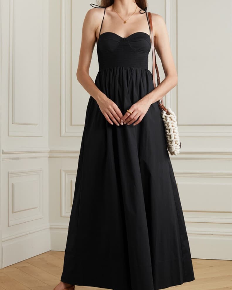 Staud - Landry Black Maxi Dress - Image 1