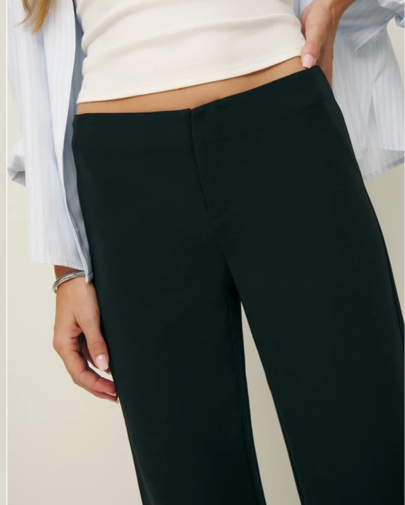 Reformation Vida Low Rise Pant  - Image 3