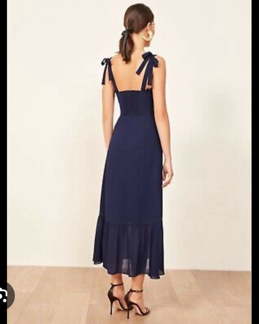 Reformation Navy Nikita Dress  - Image 2
