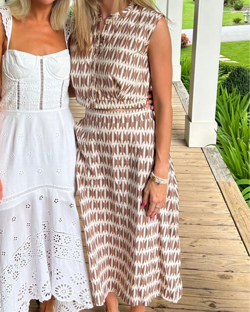 Elegant Printed Two Piece Set - Image 3