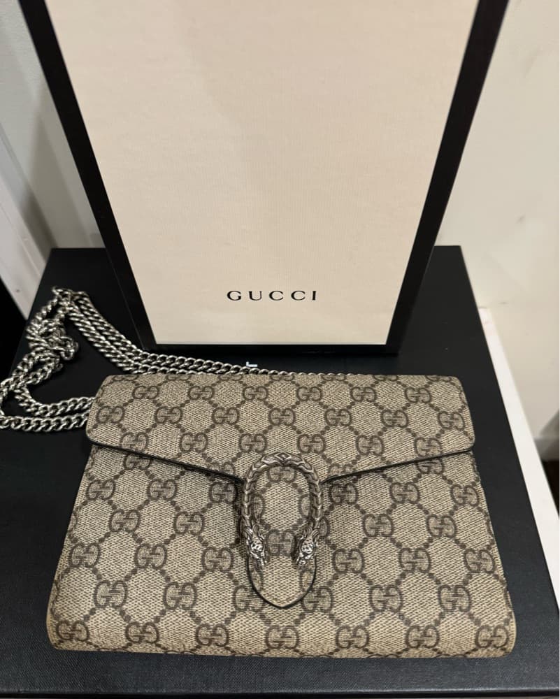Gucci Dionysus GG Chain Shoulder Bag - Image 1
