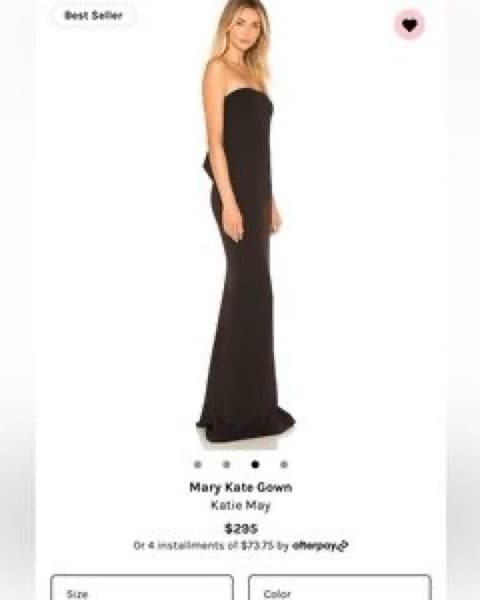 Elegant Black Maxi Gown - Image 1