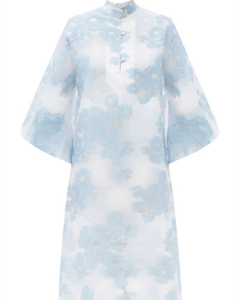 La Vie Style House White Organza Caftan - Image 1