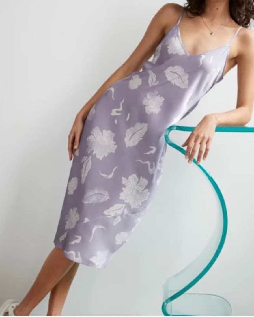 Purple slip dress Aritzia - Image 1