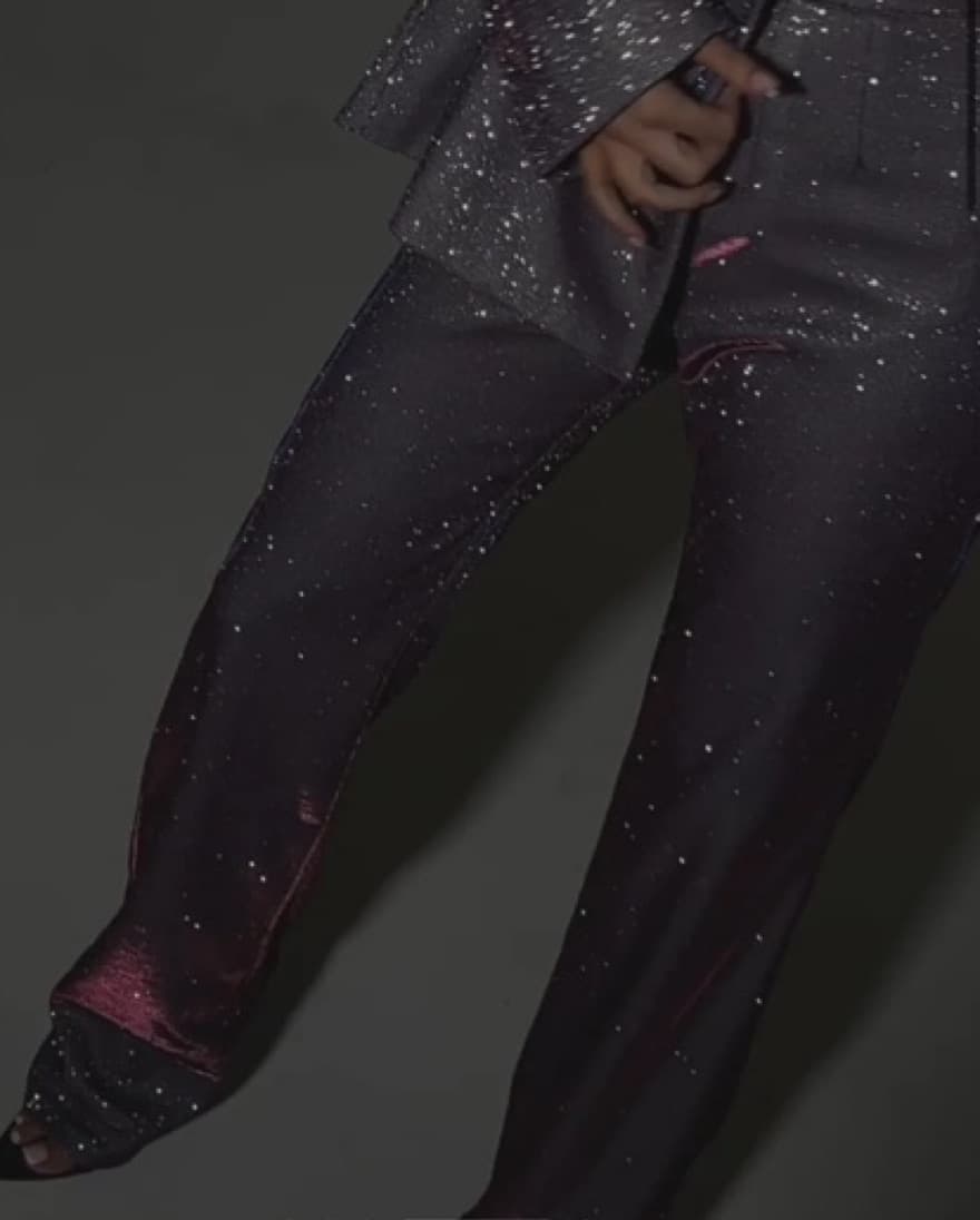 SLA The Label Purple Santorini Trousers - Image 4