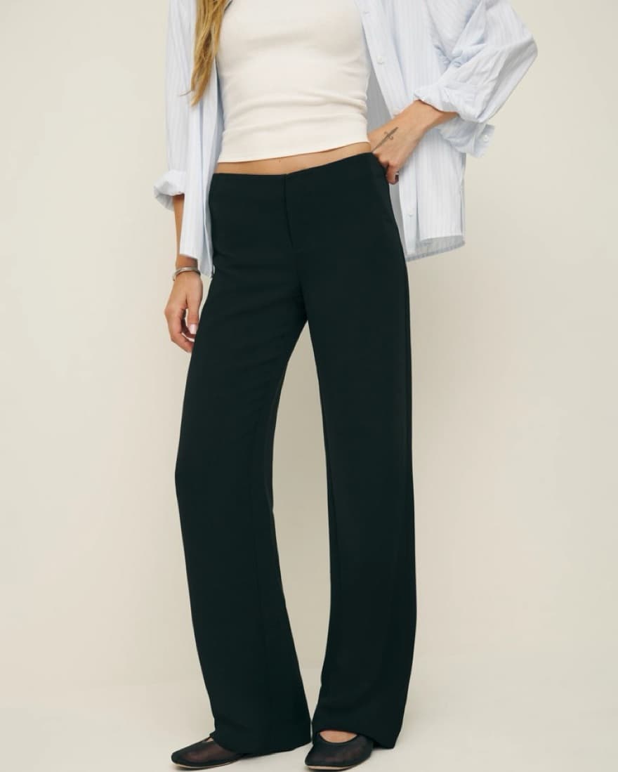 Reformation Vida Low Rise Pant - Image 2