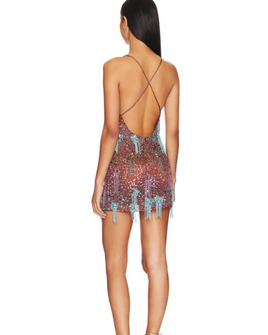 LPA Vibrant Sequin Mini Dress - Image 5