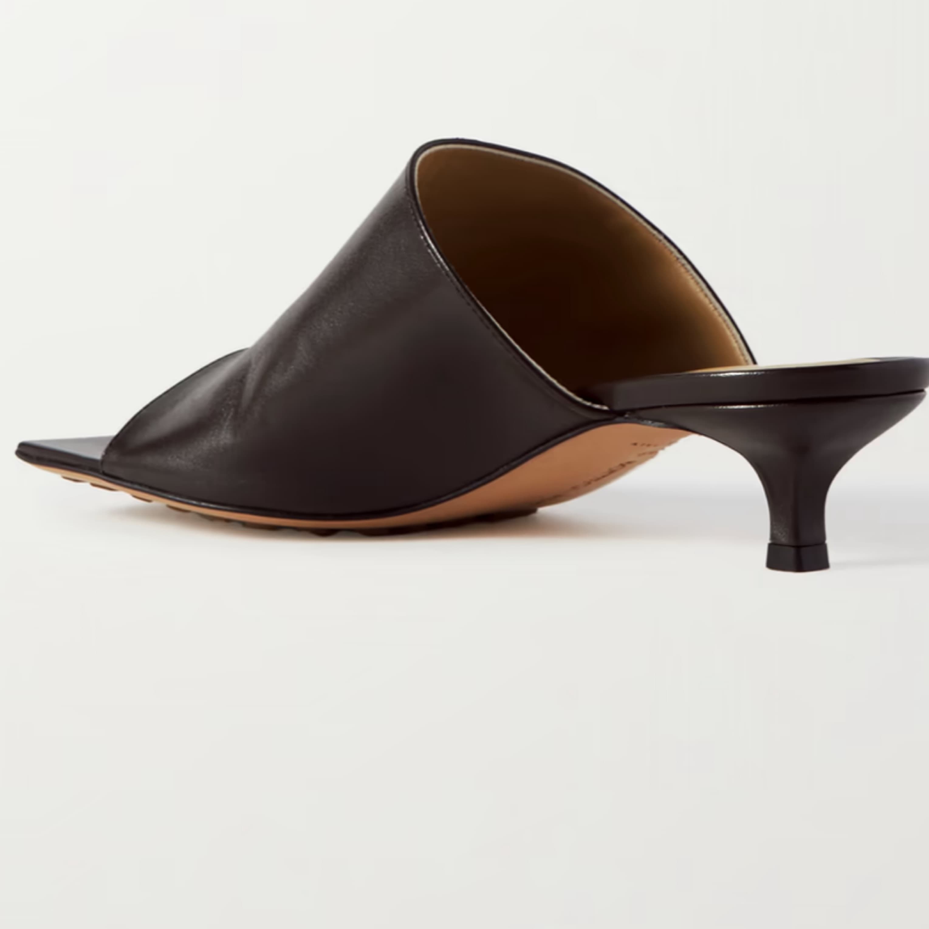 Bottega veneta Leather Mules Sz 6 - Image 3