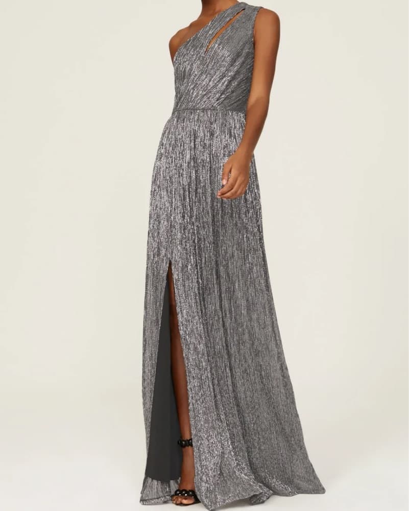 silver dress the population kienna gown - Image 1
