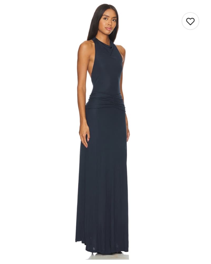 The Bobby Dress in French Navy - Image 2