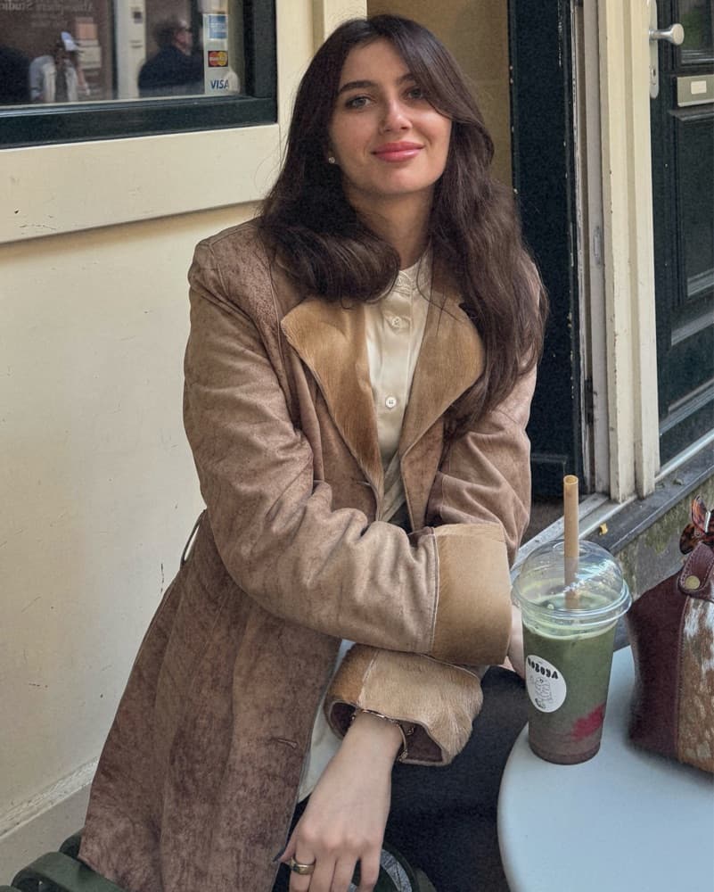 Vintage Tan Suede Leather Jacket  - Image 3