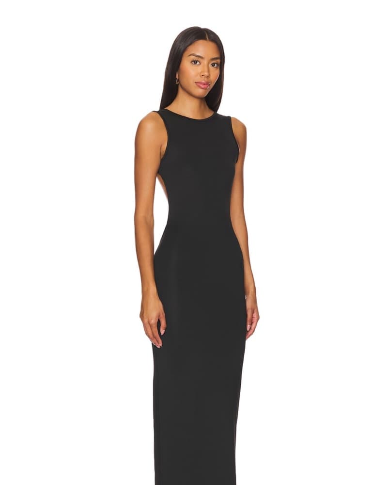 Trista Maxi Dress In Black  - Image 2