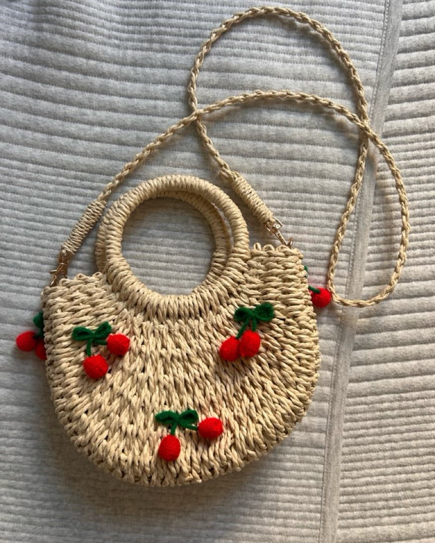 Cherry crochet Bag - Image 1