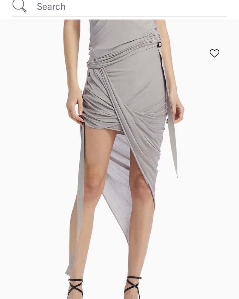 Elegant Ruched Midi Skirt - Image 2