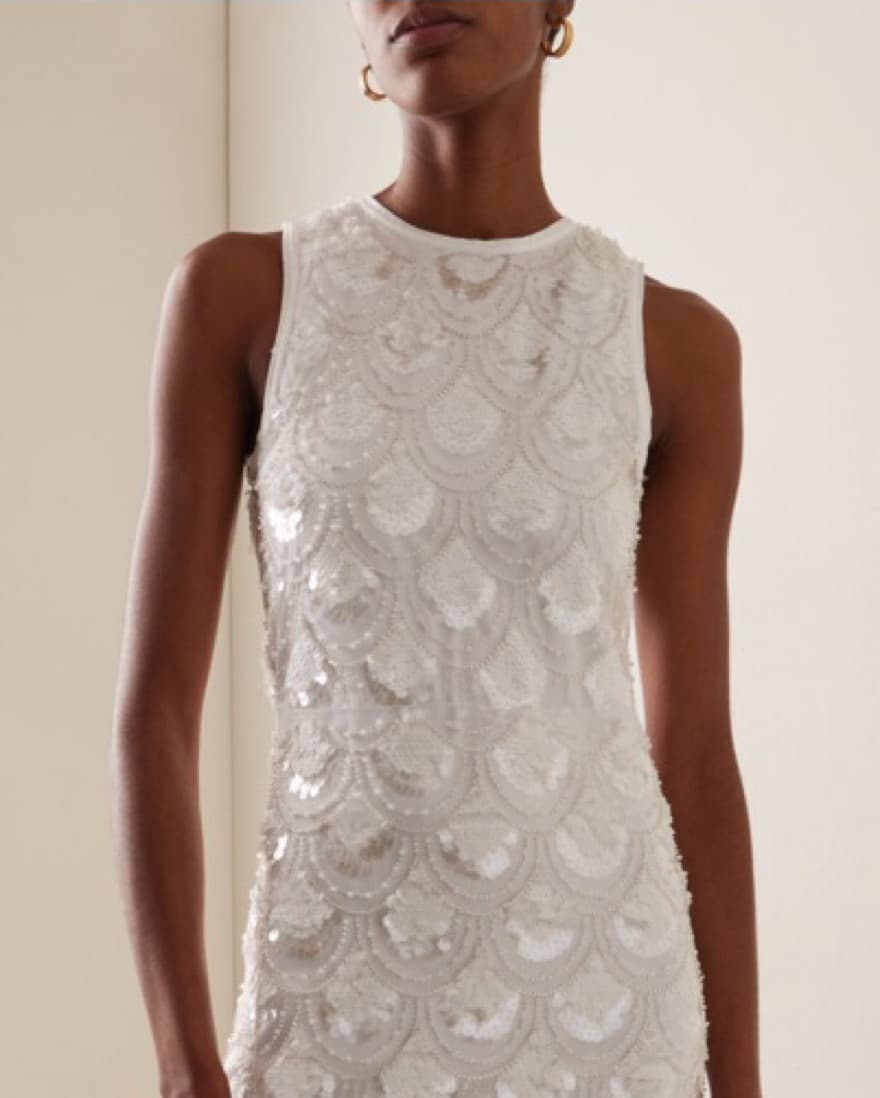 Rotate Sequins Cutout Maxi Dress - Image 3