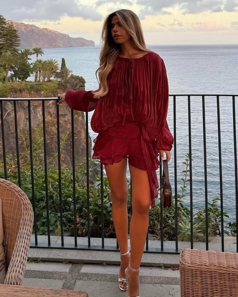 Miss Rosier Pleated Dress - Image 2