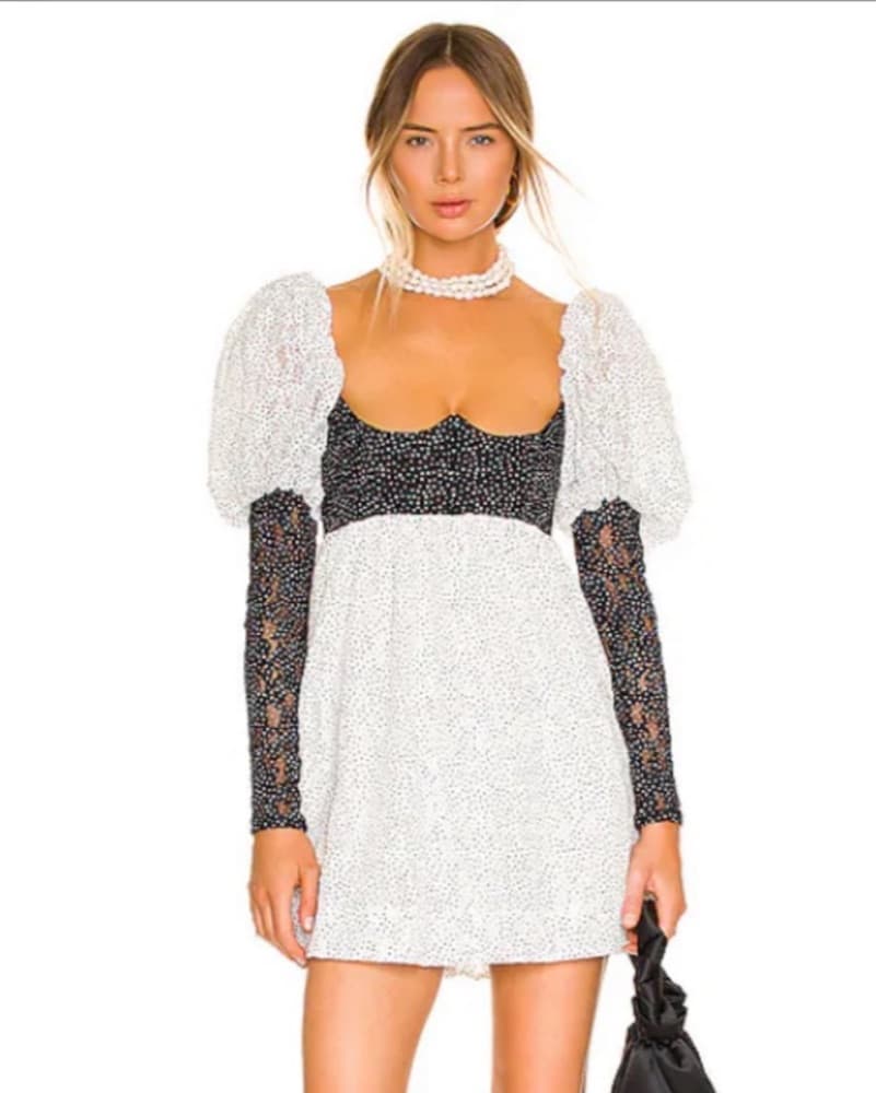 For Love & Lemons Clarisse Mini Dress - Image 1