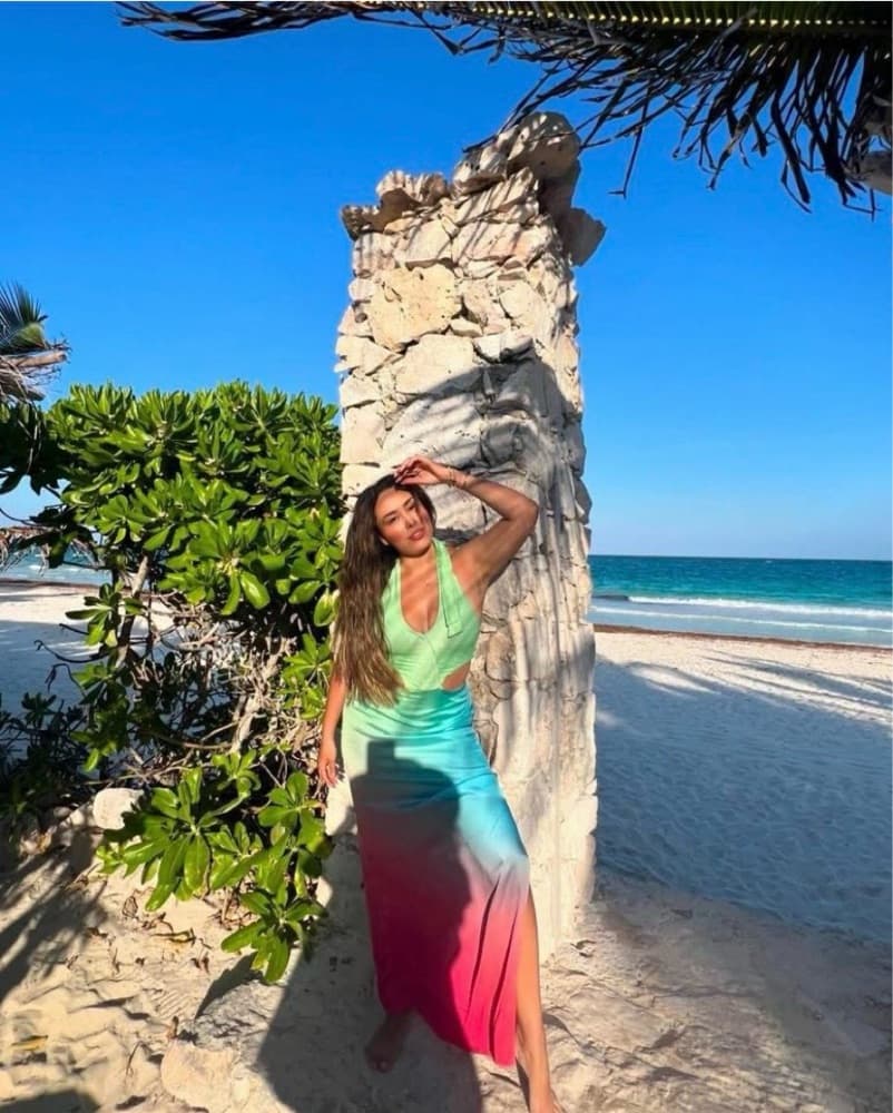 Baobab Rafia Maxi Dress - Image 3