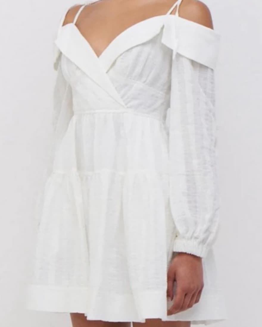 White Mini Dress - Image 2