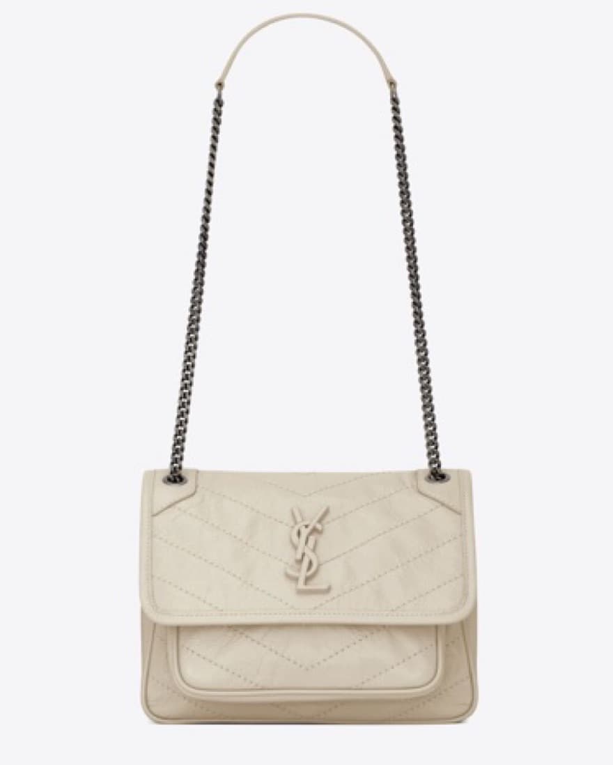 YSL - NIKI BABY CHAIN BAG CRINKLED - Image 1