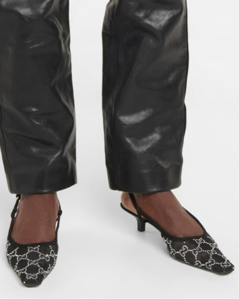 Gucci Sequin Kitten Heels - Image 2