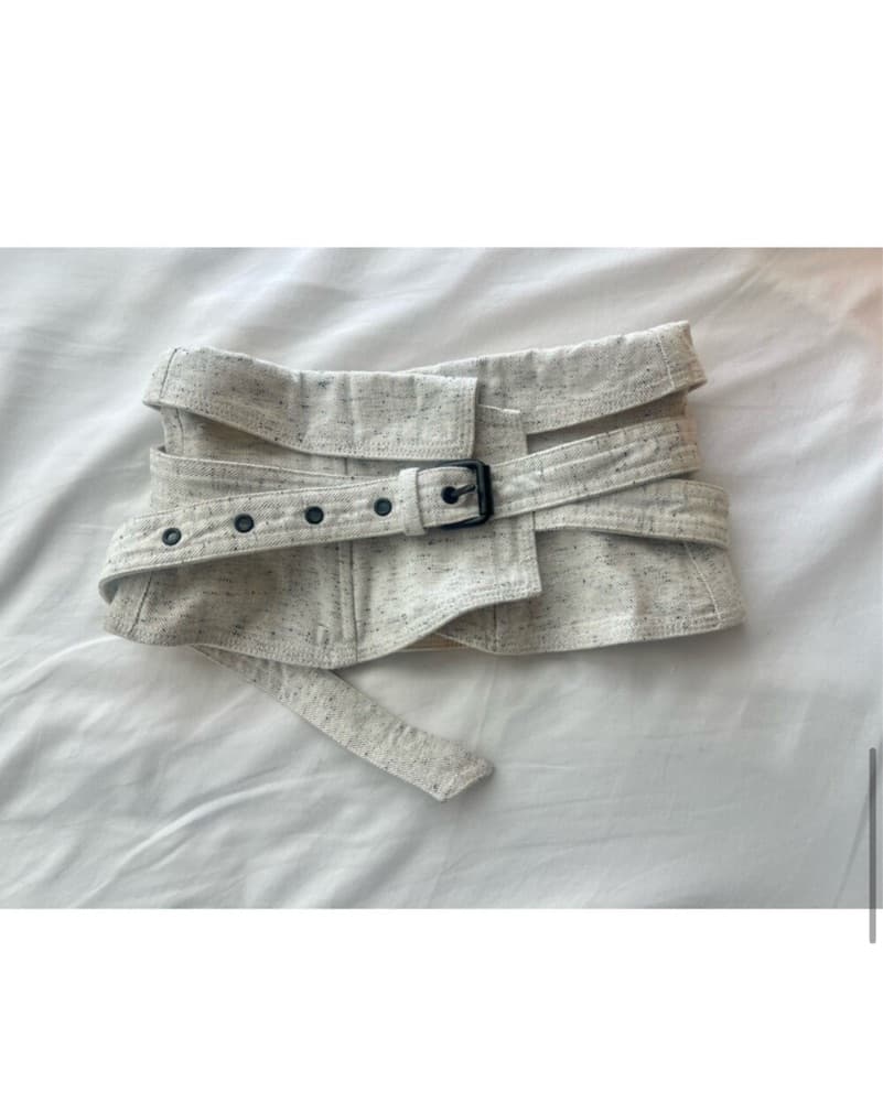 Isabel Marant Erika Canvas Corset Belt - Image 3